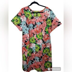 Anthony Richards Muu Muu House Dress Oversized Floral Size XL